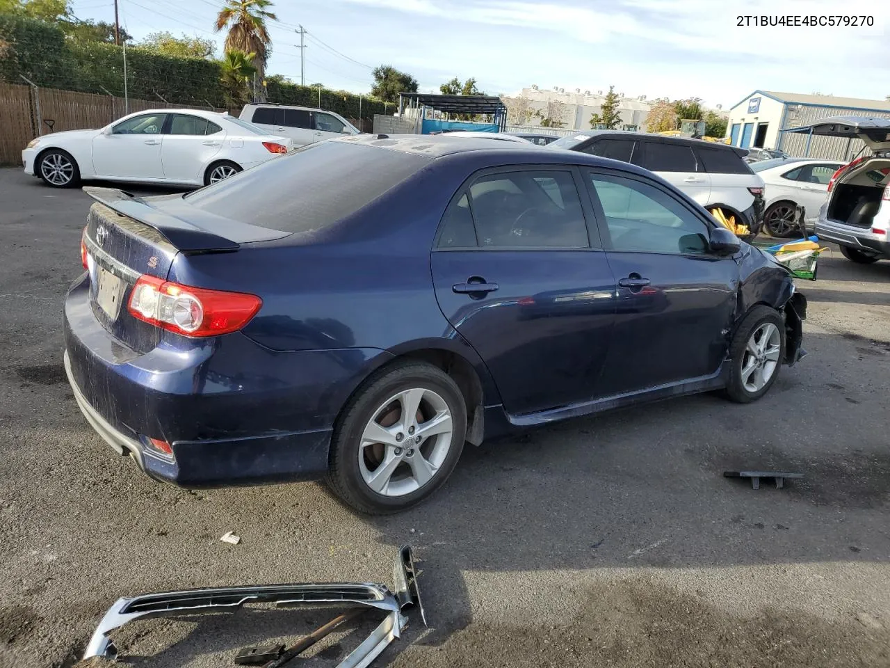 2011 Toyota Corolla Base VIN: 2T1BU4EE4BC579270 Lot: 78923234