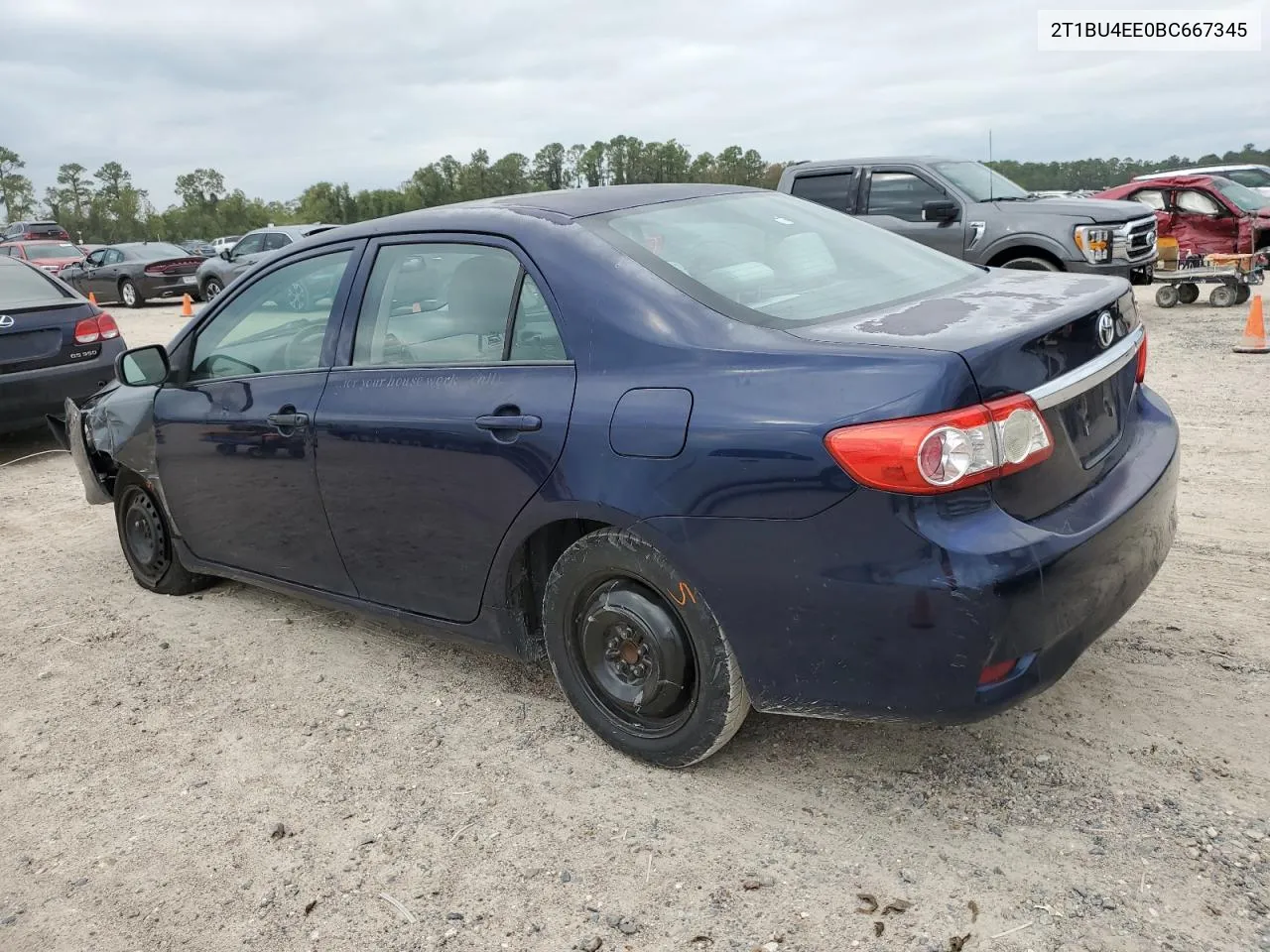 2011 Toyota Corolla Base VIN: 2T1BU4EE0BC667345 Lot: 78985524