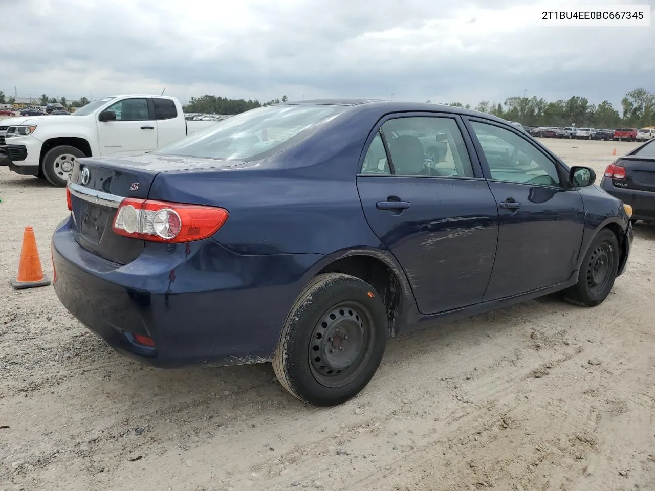 2011 Toyota Corolla Base VIN: 2T1BU4EE0BC667345 Lot: 78985524