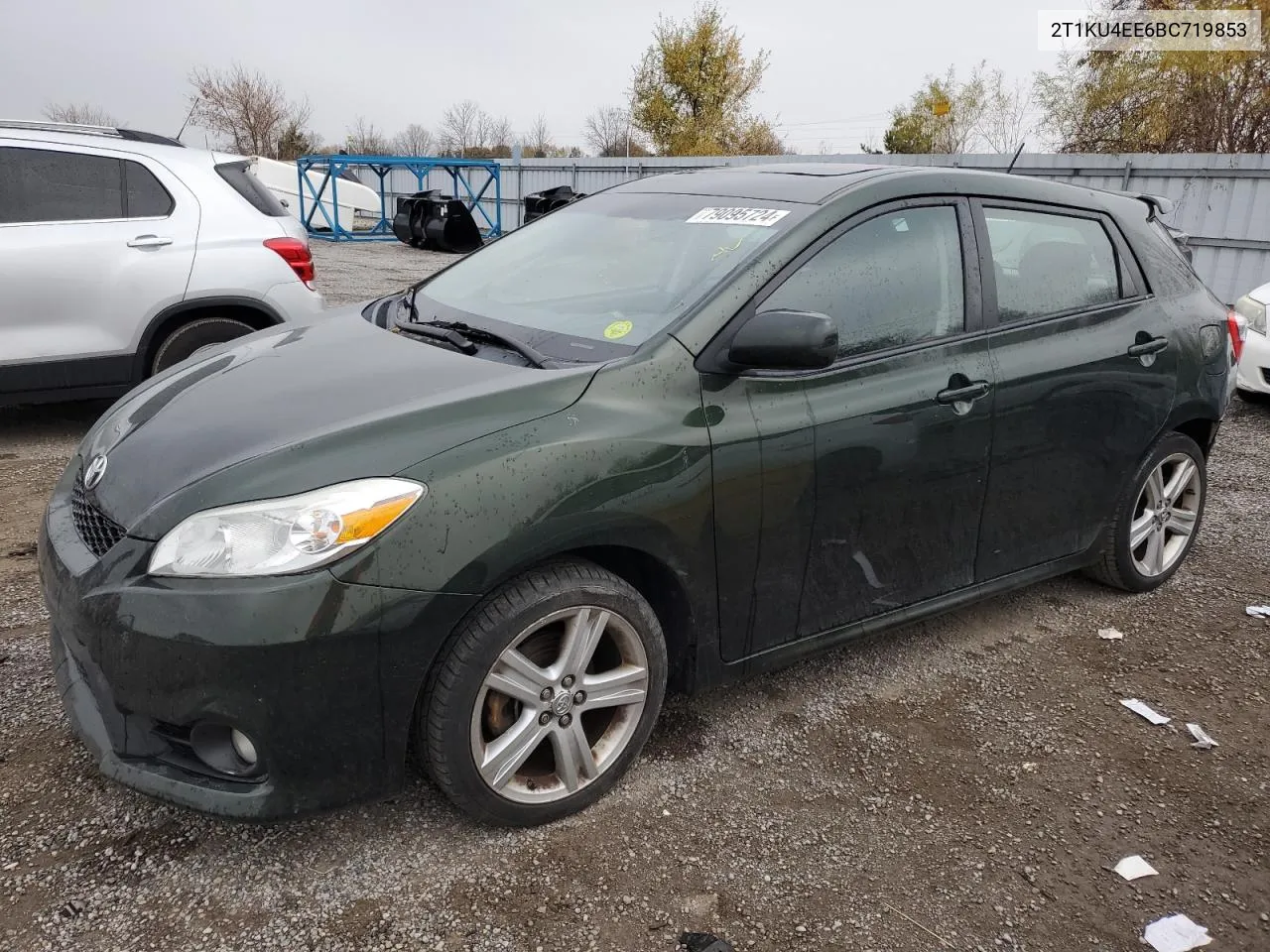 2011 Toyota Corolla Matrix VIN: 2T1KU4EE6BC719853 Lot: 79095724