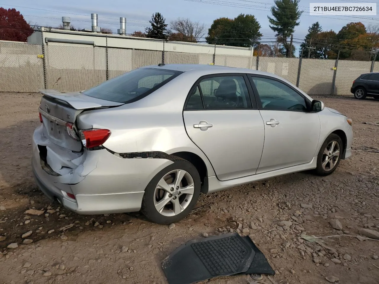 2011 Toyota Corolla Base VIN: 2T1BU4EE7BC726634 Lot: 79193924