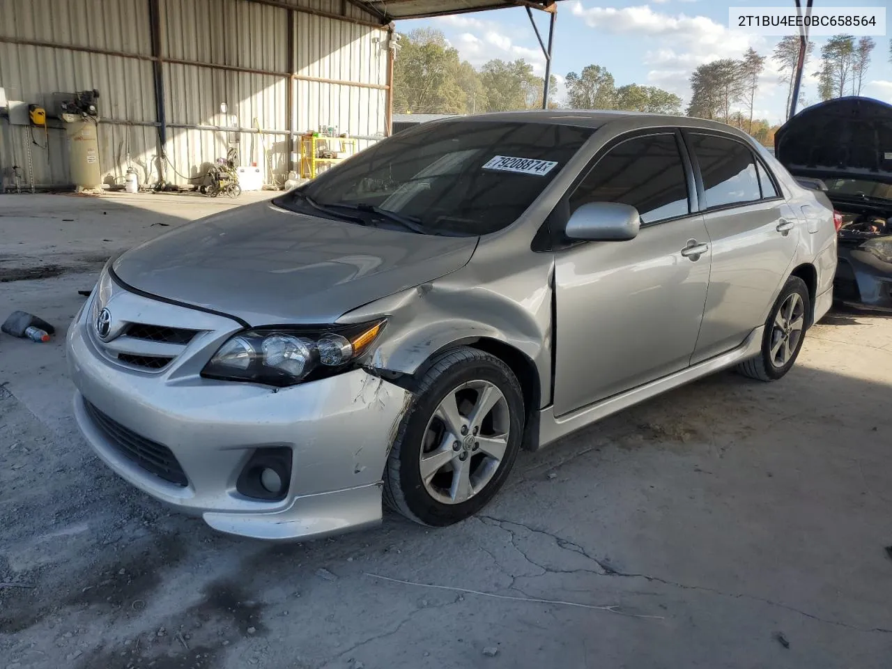 2011 Toyota Corolla Base VIN: 2T1BU4EE0BC658564 Lot: 79208874