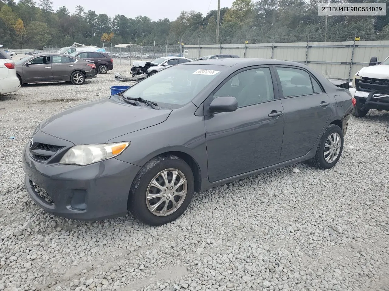 2011 Toyota Corolla Base VIN: 2T1BU4EE9BC554039 Lot: 79241274