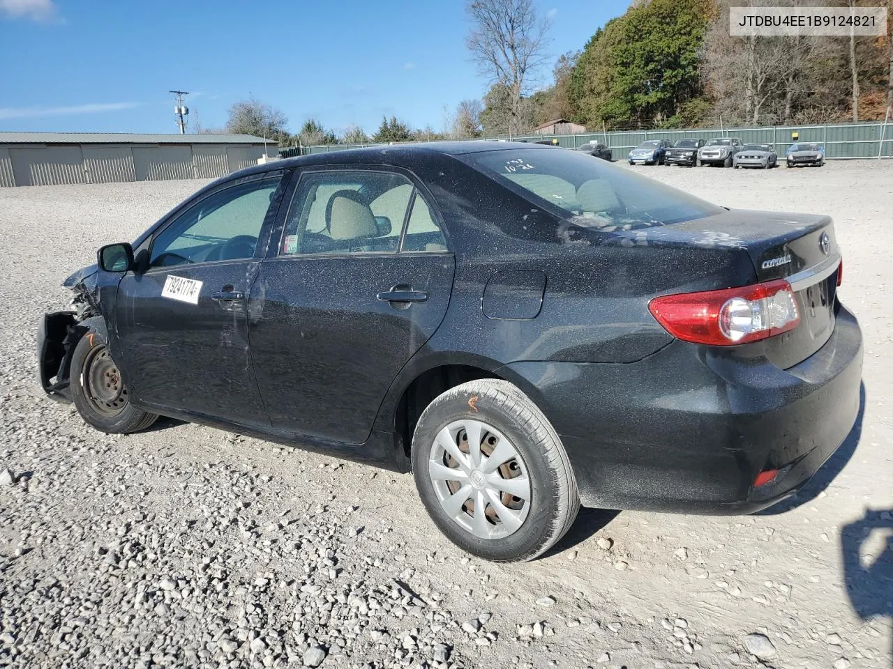 2011 Toyota Corolla Base VIN: JTDBU4EE1B9124821 Lot: 79241774