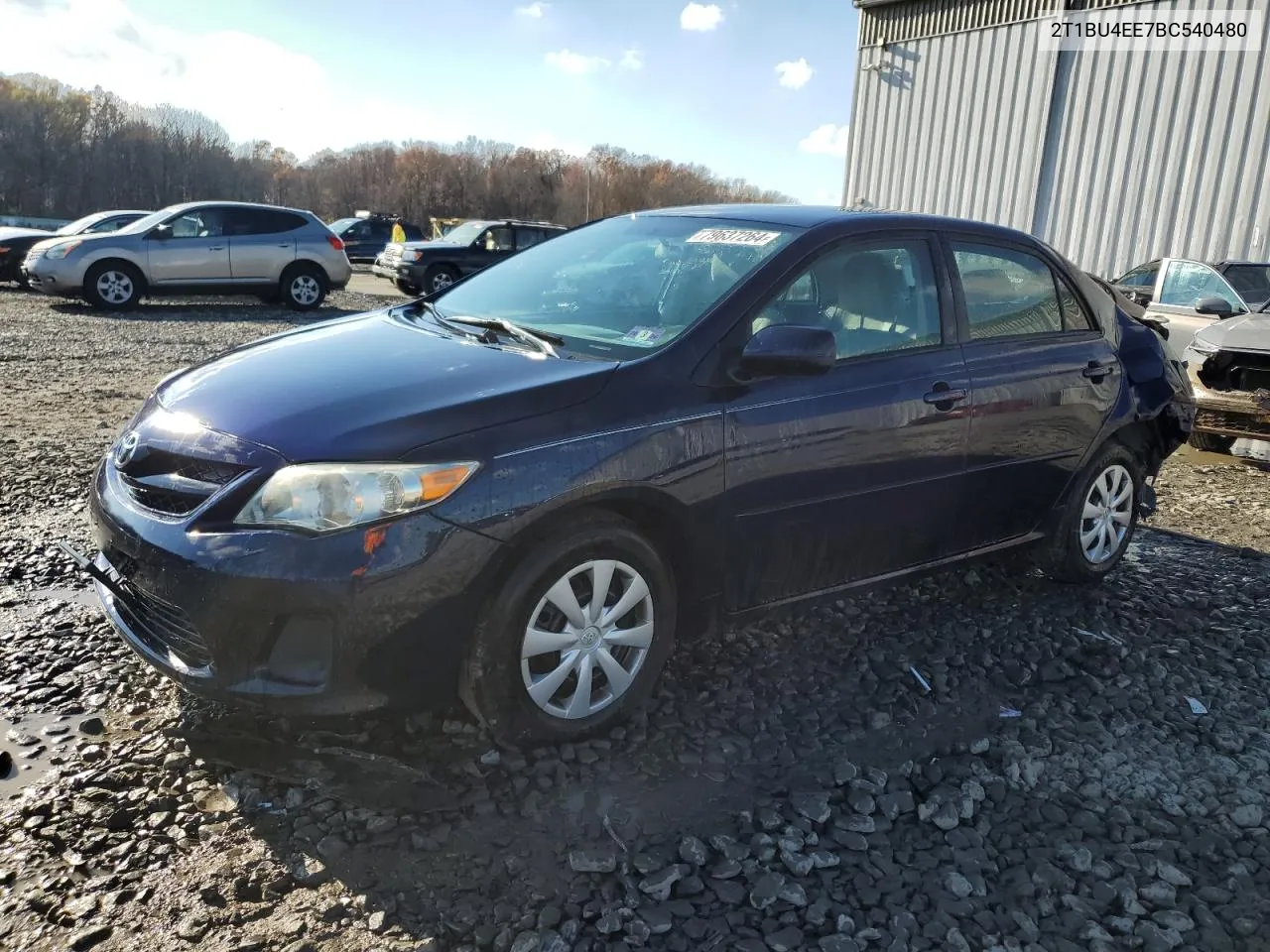 2011 Toyota Corolla Base VIN: 2T1BU4EE7BC540480 Lot: 79637264