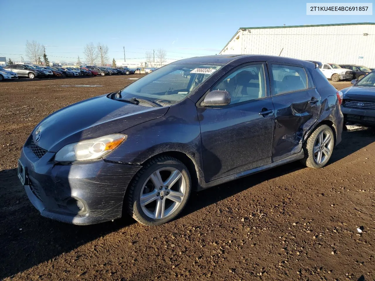 2011 Toyota Corolla Matrix VIN: 2T1KU4EE4BC691857 Lot: 79860384