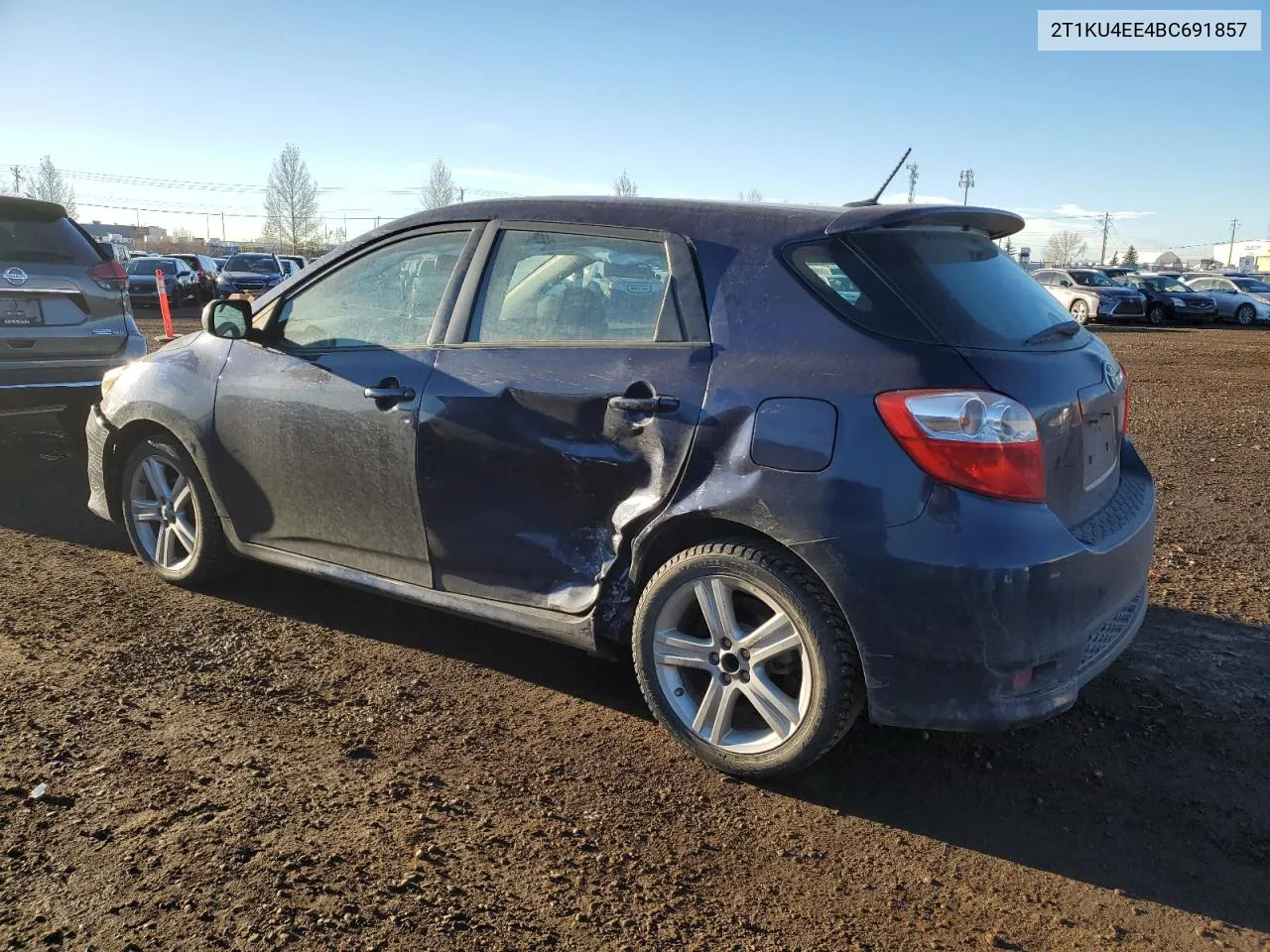 2011 Toyota Corolla Matrix VIN: 2T1KU4EE4BC691857 Lot: 79860384