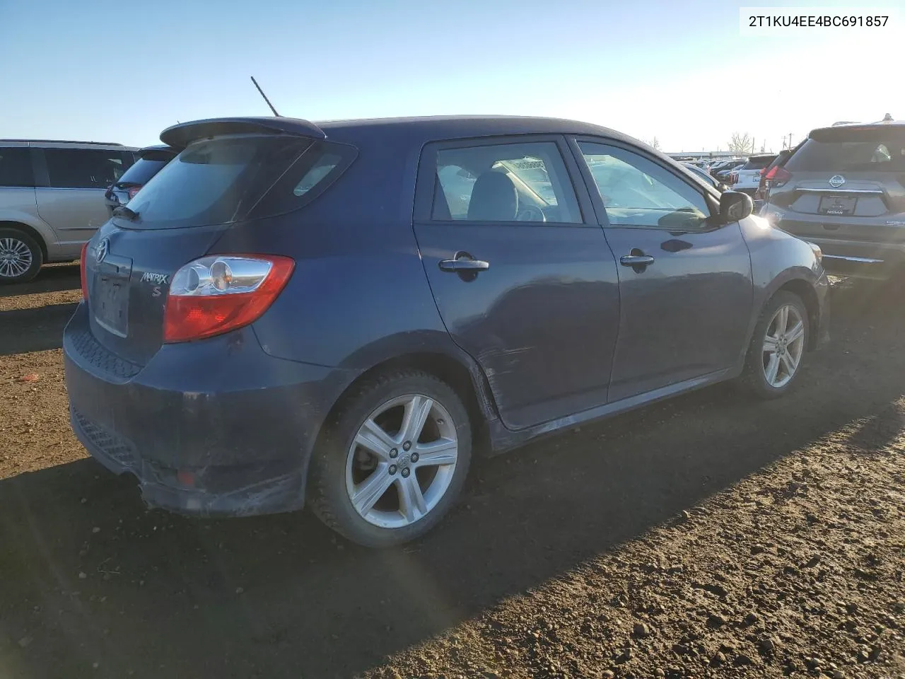 2011 Toyota Corolla Matrix VIN: 2T1KU4EE4BC691857 Lot: 79860384