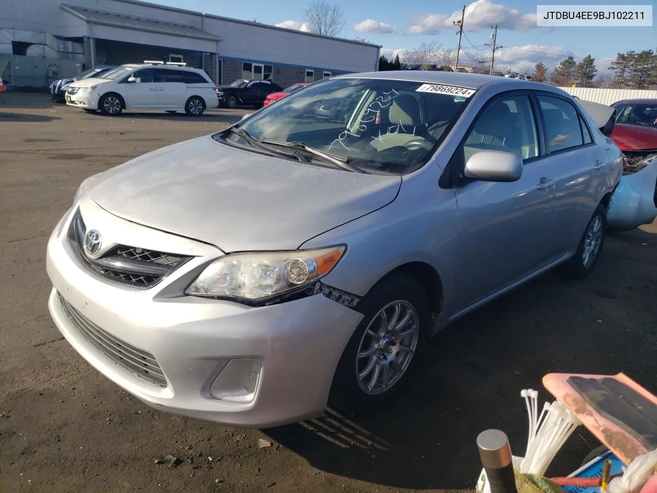 2011 Toyota Corolla Base VIN: JTDBU4EE9BJ102211 Lot: 79869224