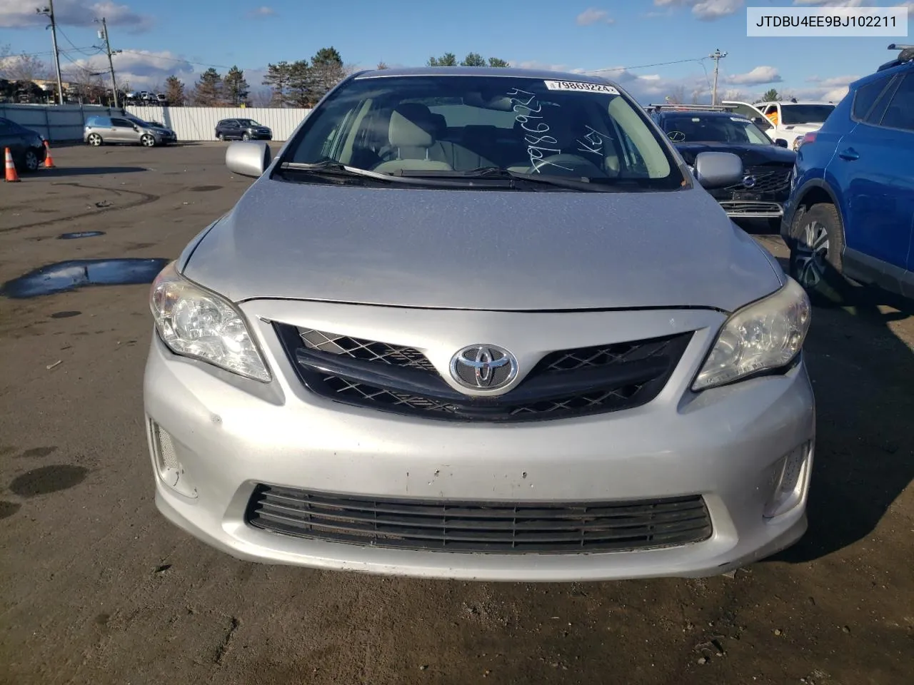 2011 Toyota Corolla Base VIN: JTDBU4EE9BJ102211 Lot: 79869224