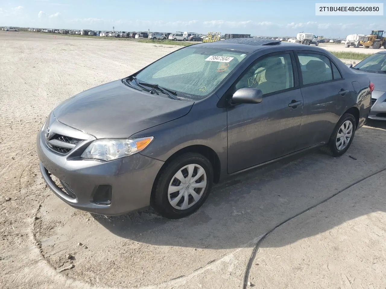 2011 Toyota Corolla Base VIN: 2T1BU4EE4BC560850 Lot: 79947504