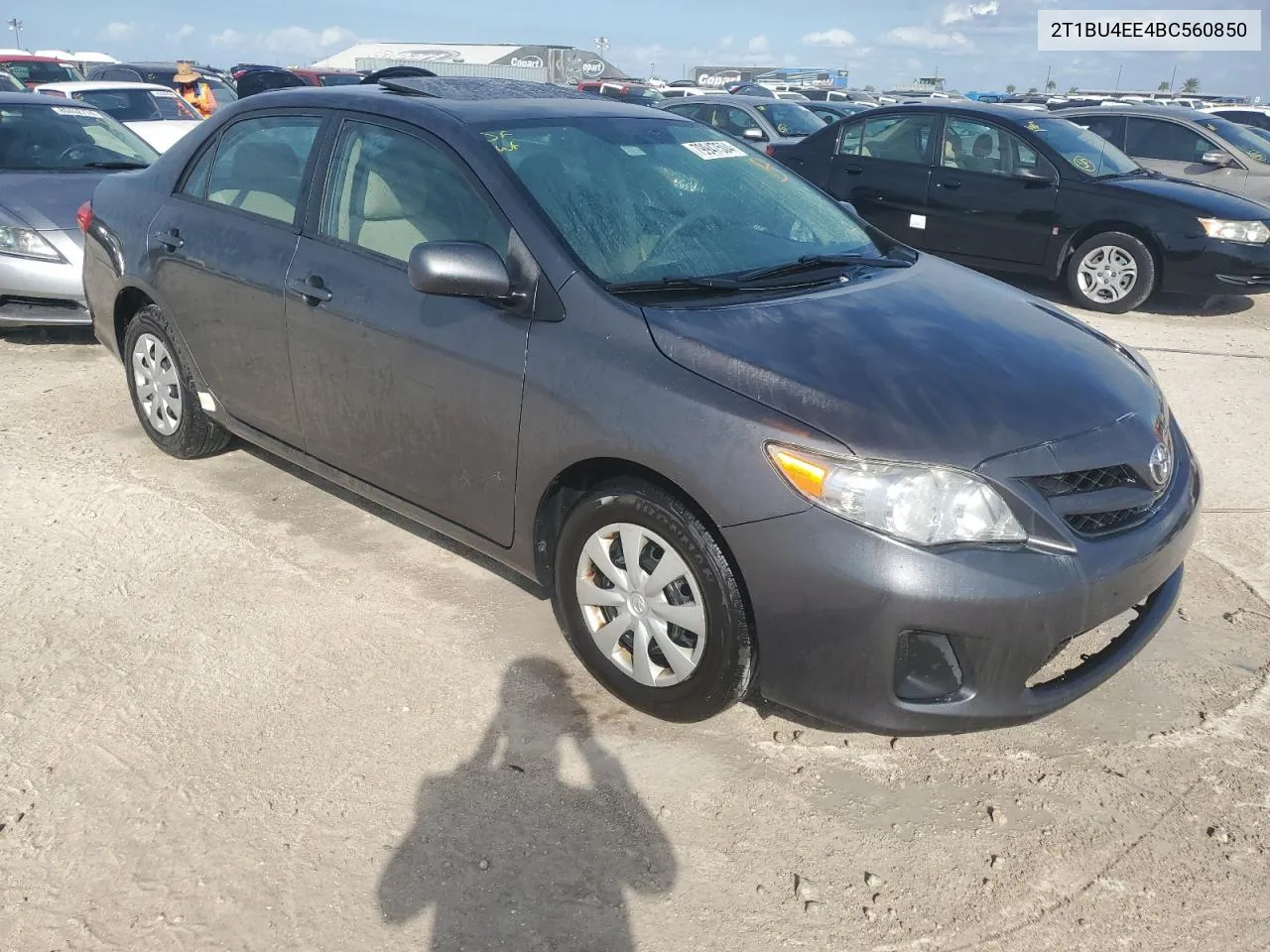 2011 Toyota Corolla Base VIN: 2T1BU4EE4BC560850 Lot: 79947504