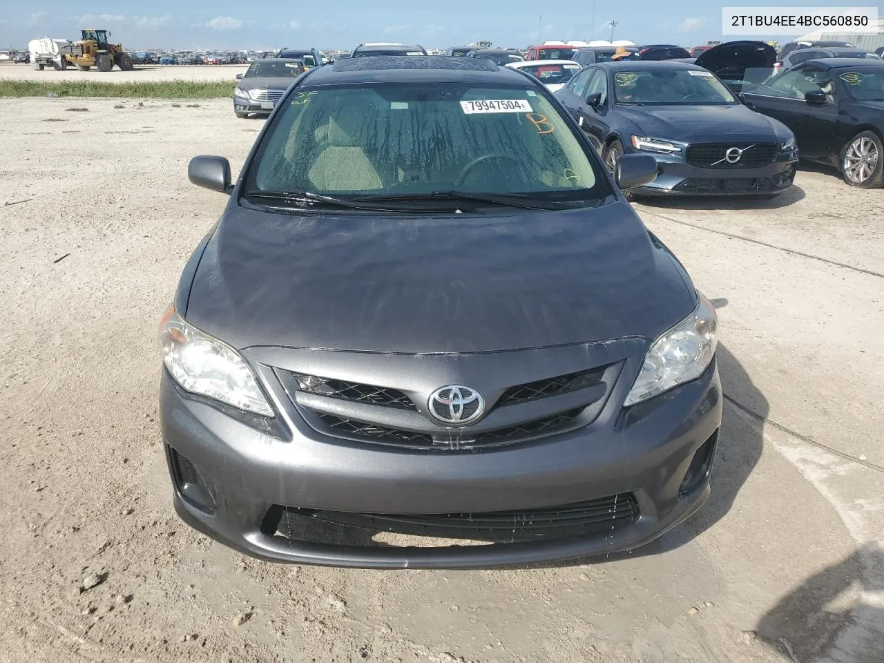 2011 Toyota Corolla Base VIN: 2T1BU4EE4BC560850 Lot: 79947504