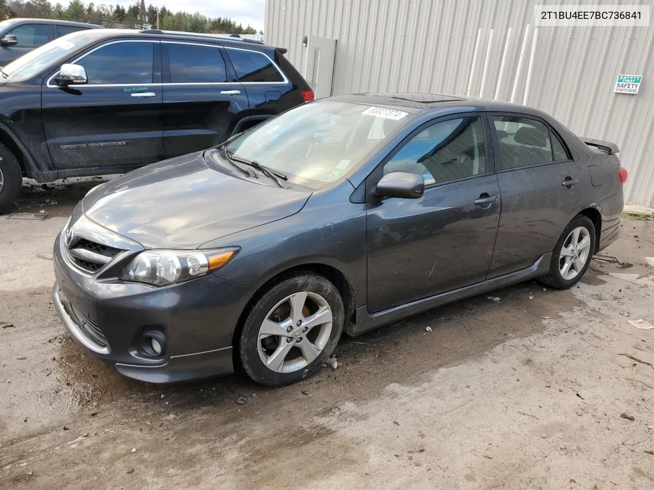 2011 Toyota Corolla Base VIN: 2T1BU4EE7BC736841 Lot: 80027374