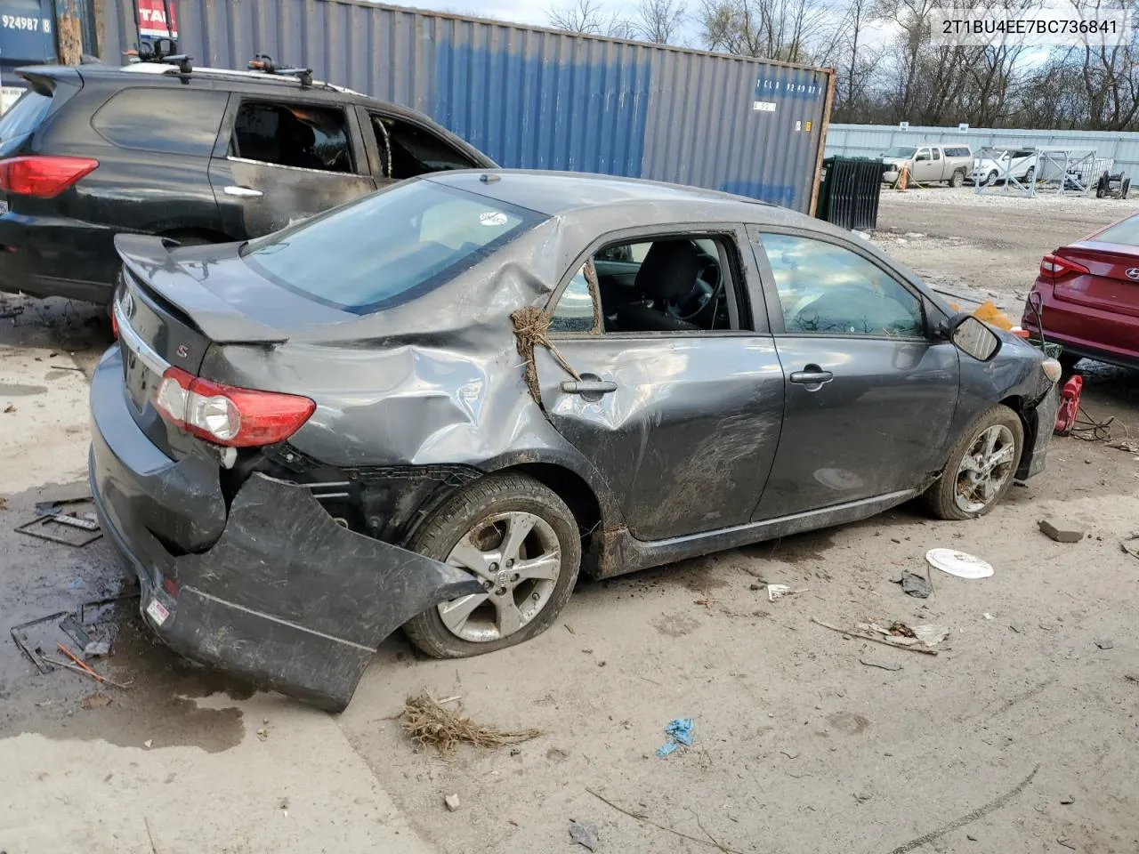 2011 Toyota Corolla Base VIN: 2T1BU4EE7BC736841 Lot: 80027374