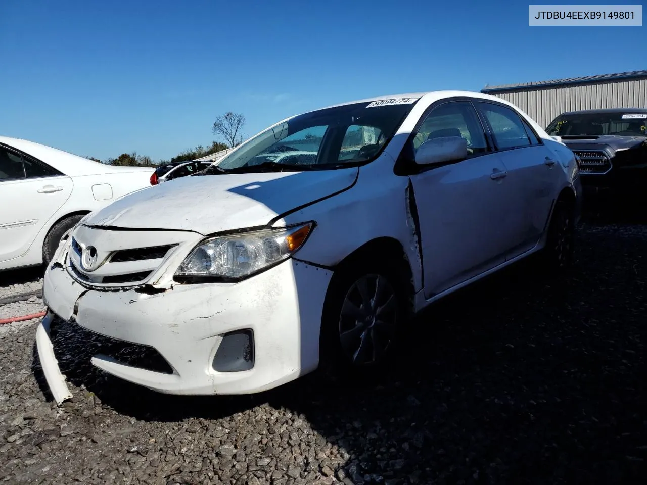 2011 Toyota Corolla Base VIN: JTDBU4EEXB9149801 Lot: 80094774