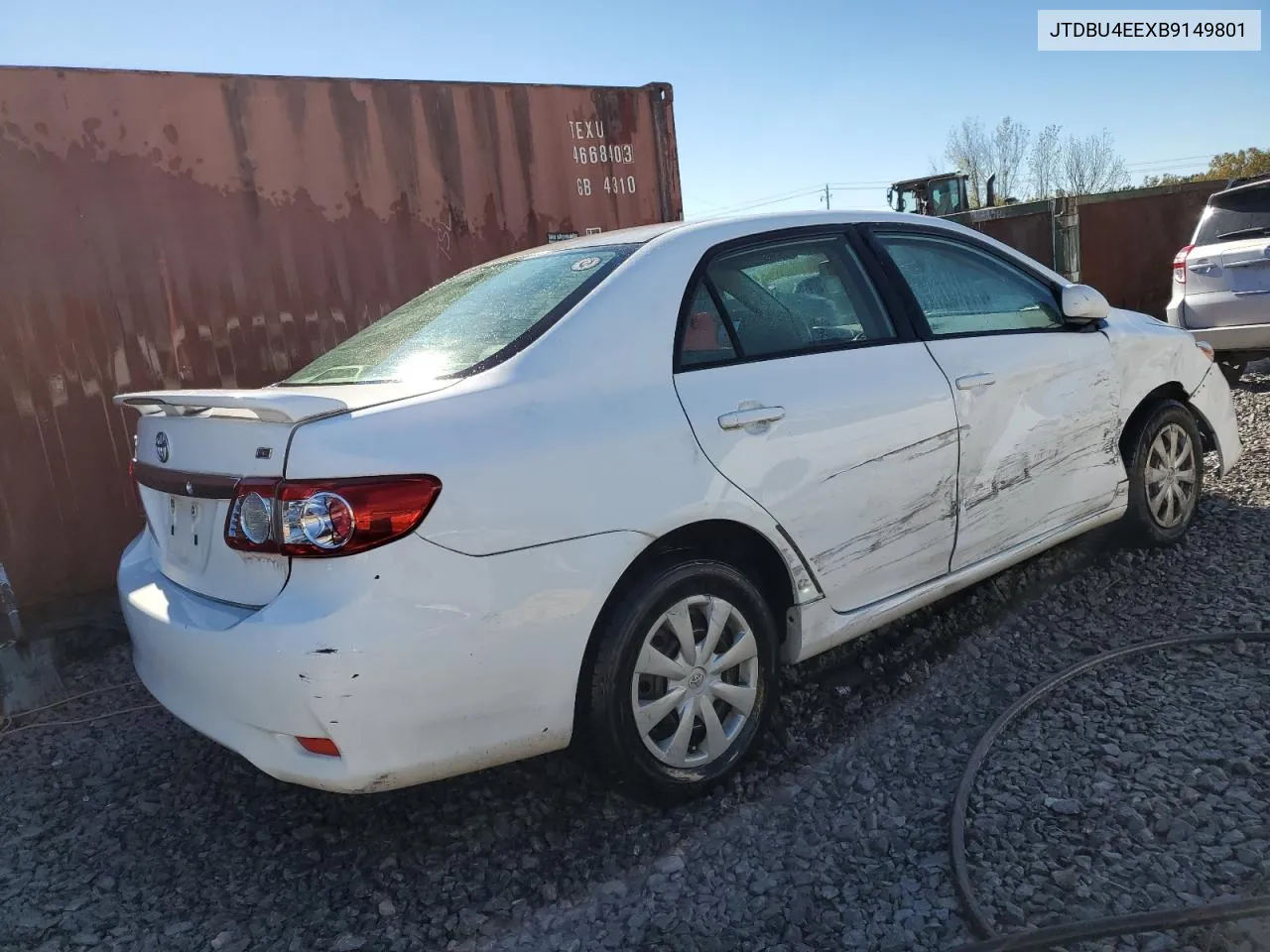 2011 Toyota Corolla Base VIN: JTDBU4EEXB9149801 Lot: 80094774