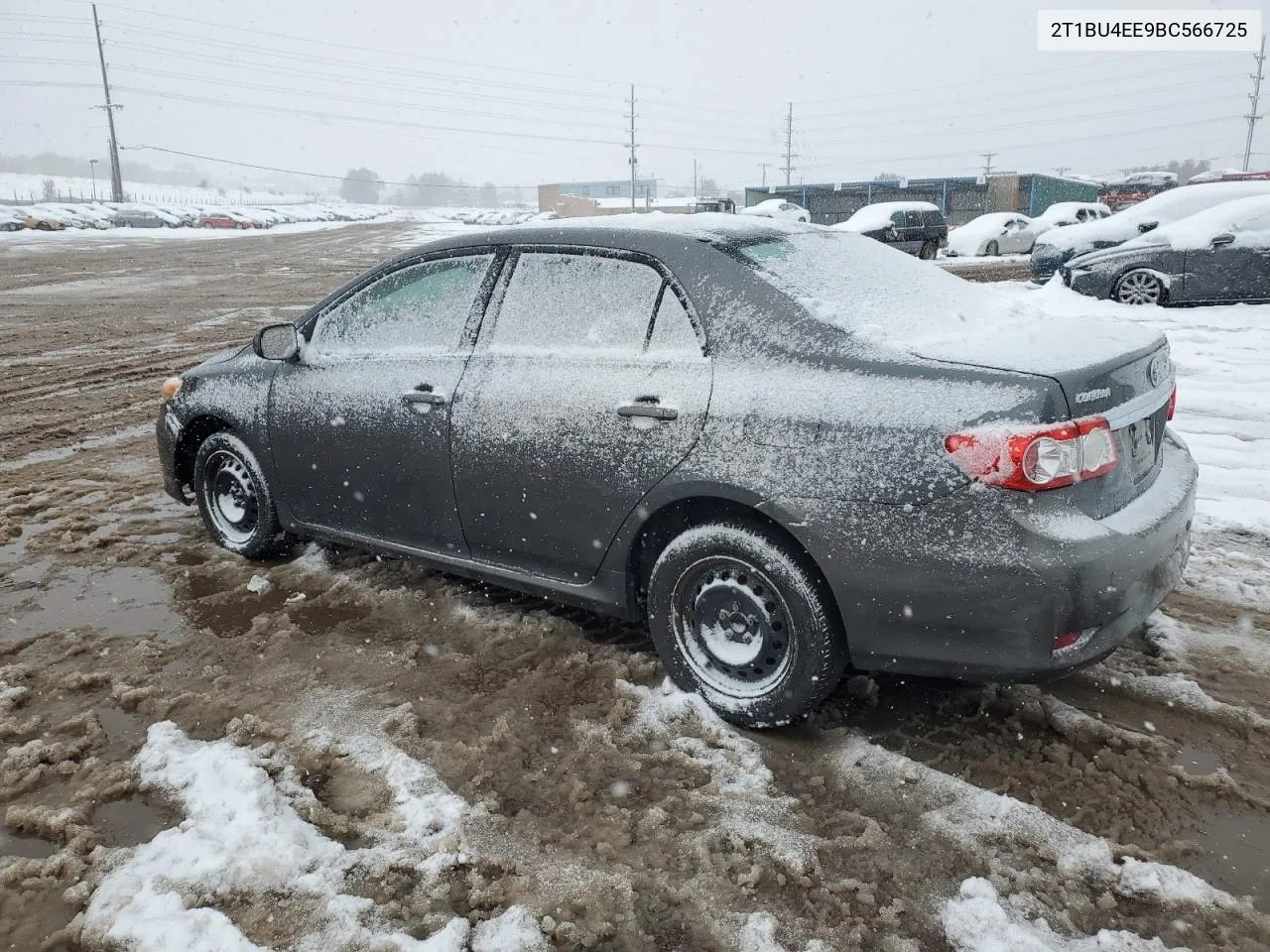 2011 Toyota Corolla Base VIN: 2T1BU4EE9BC566725 Lot: 80153404