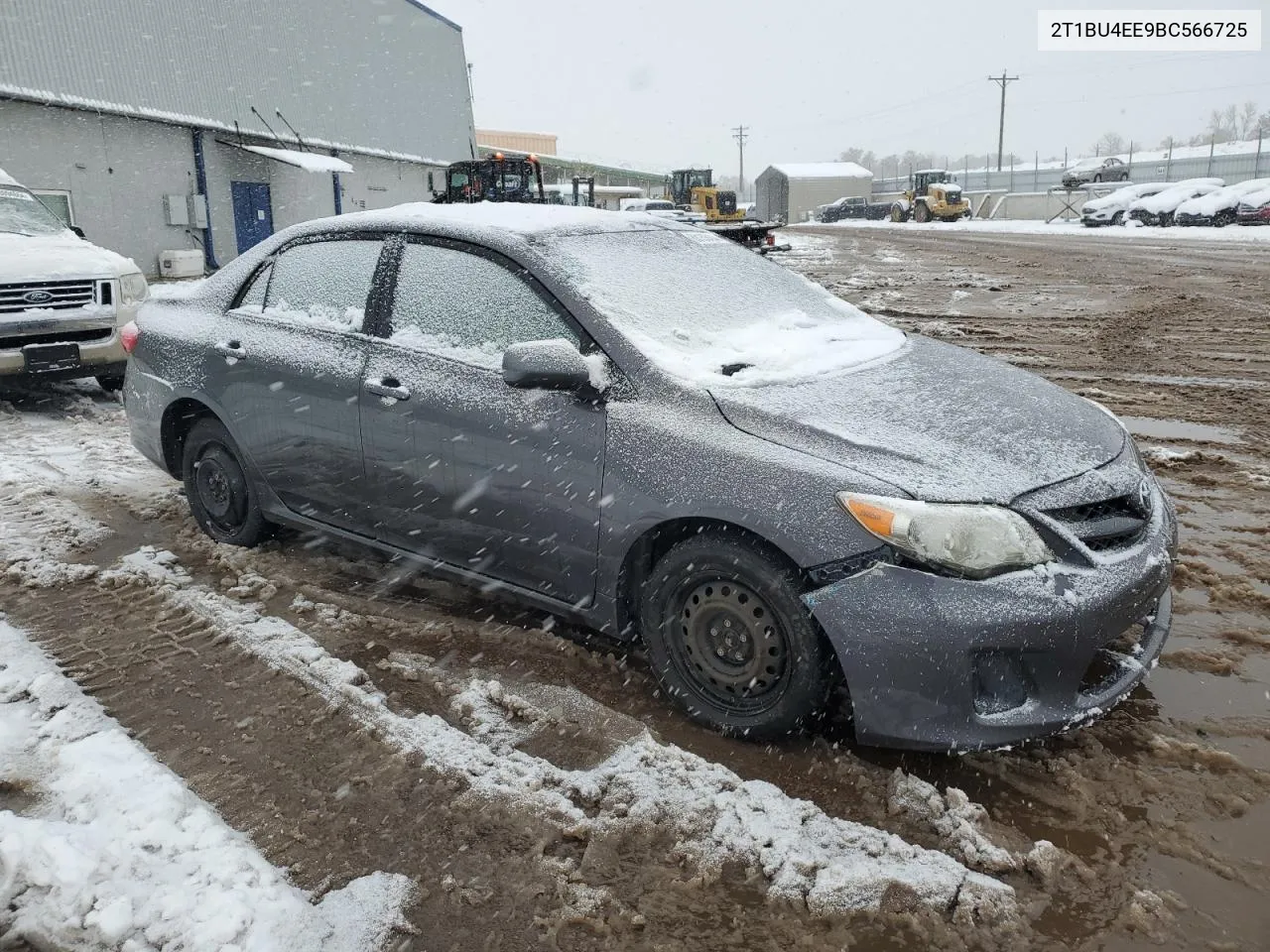 2011 Toyota Corolla Base VIN: 2T1BU4EE9BC566725 Lot: 80153404