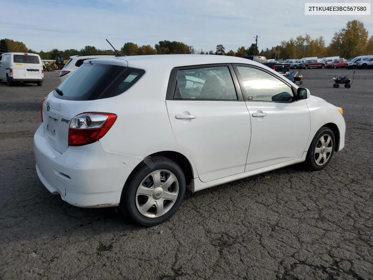 2011 Toyota Corolla Matrix VIN: 2T1KU4EE3BC567580 Lot: 80159134