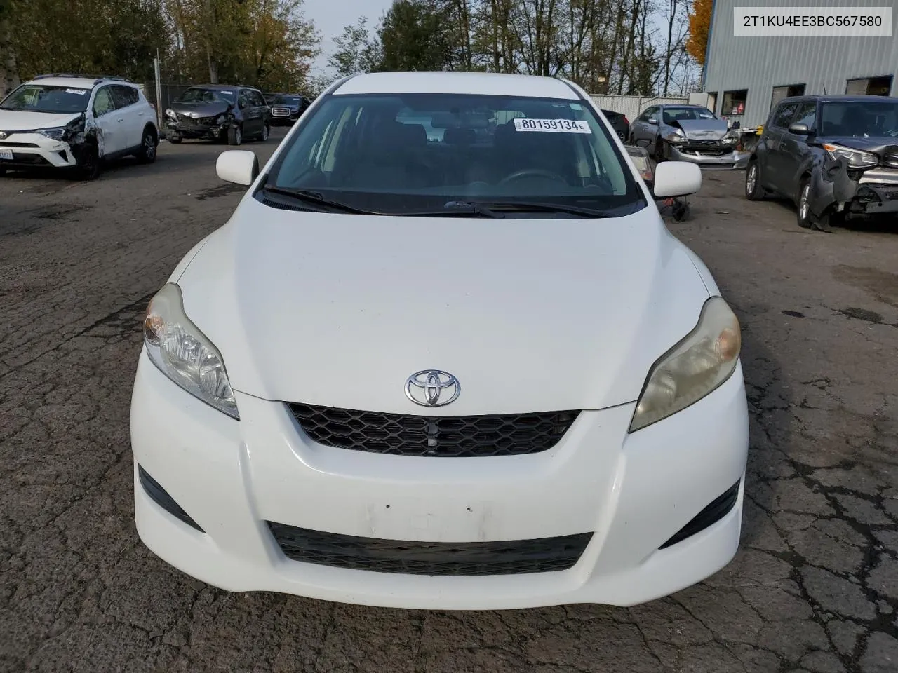 2011 Toyota Corolla Matrix VIN: 2T1KU4EE3BC567580 Lot: 80159134