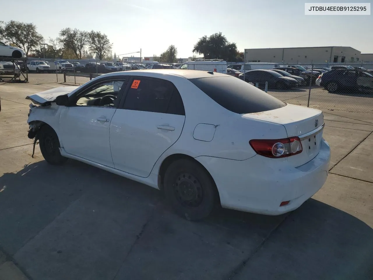 2011 Toyota Corolla Base VIN: JTDBU4EE0B9125295 Lot: 80258824