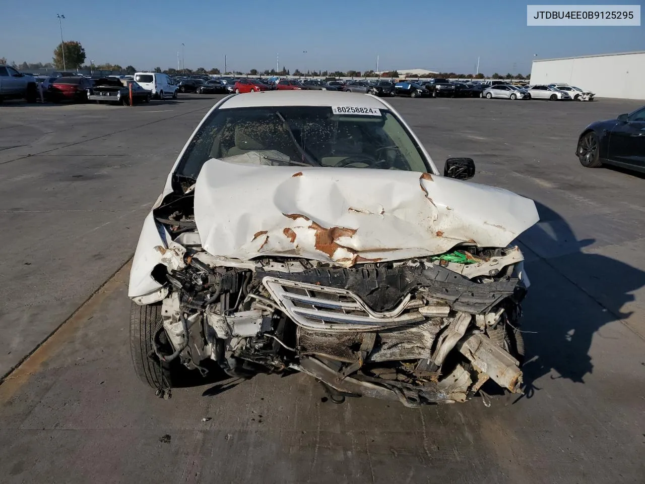 2011 Toyota Corolla Base VIN: JTDBU4EE0B9125295 Lot: 80258824