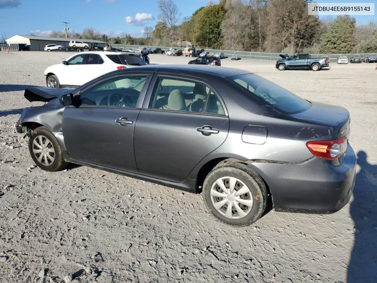 JTDBU4EE6B9155143 2011 Toyota Corolla Base