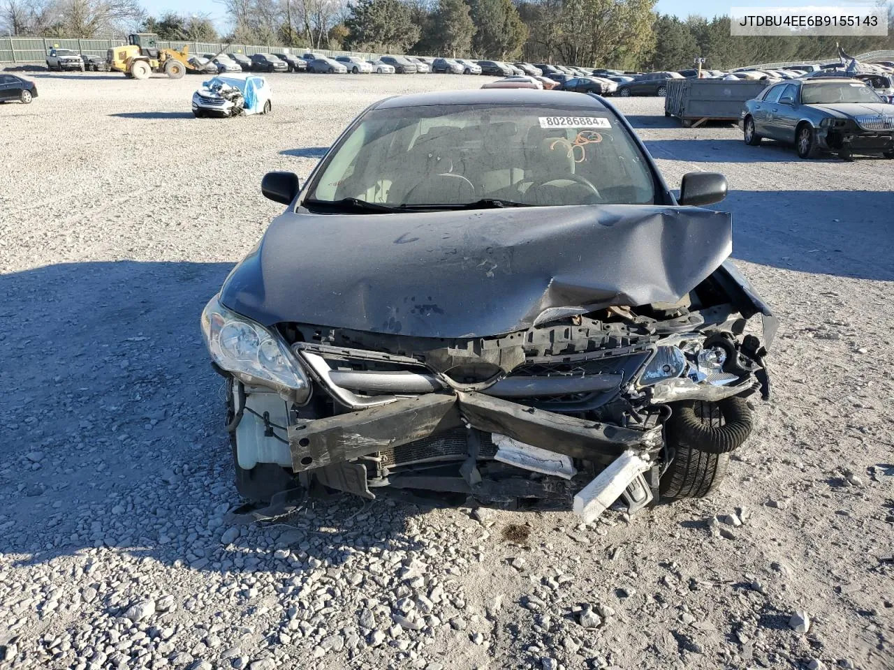 JTDBU4EE6B9155143 2011 Toyota Corolla Base