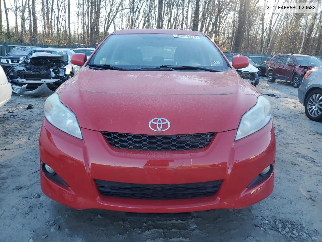 2011 Toyota Corolla Matrix S VIN: 2T1LE4EE5BC020683 Lot: 80369574