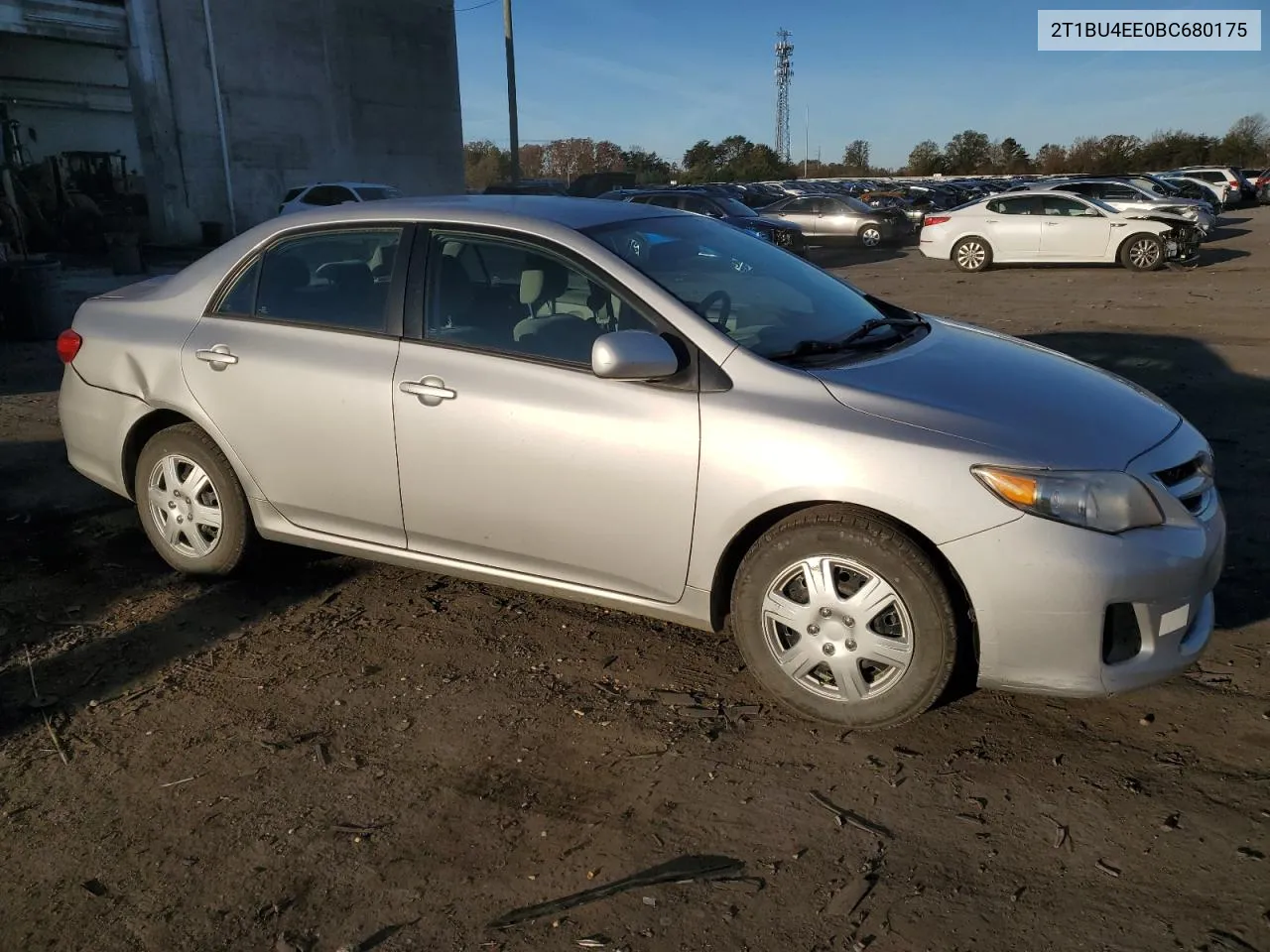 2011 Toyota Corolla Base VIN: 2T1BU4EE0BC680175 Lot: 80457944