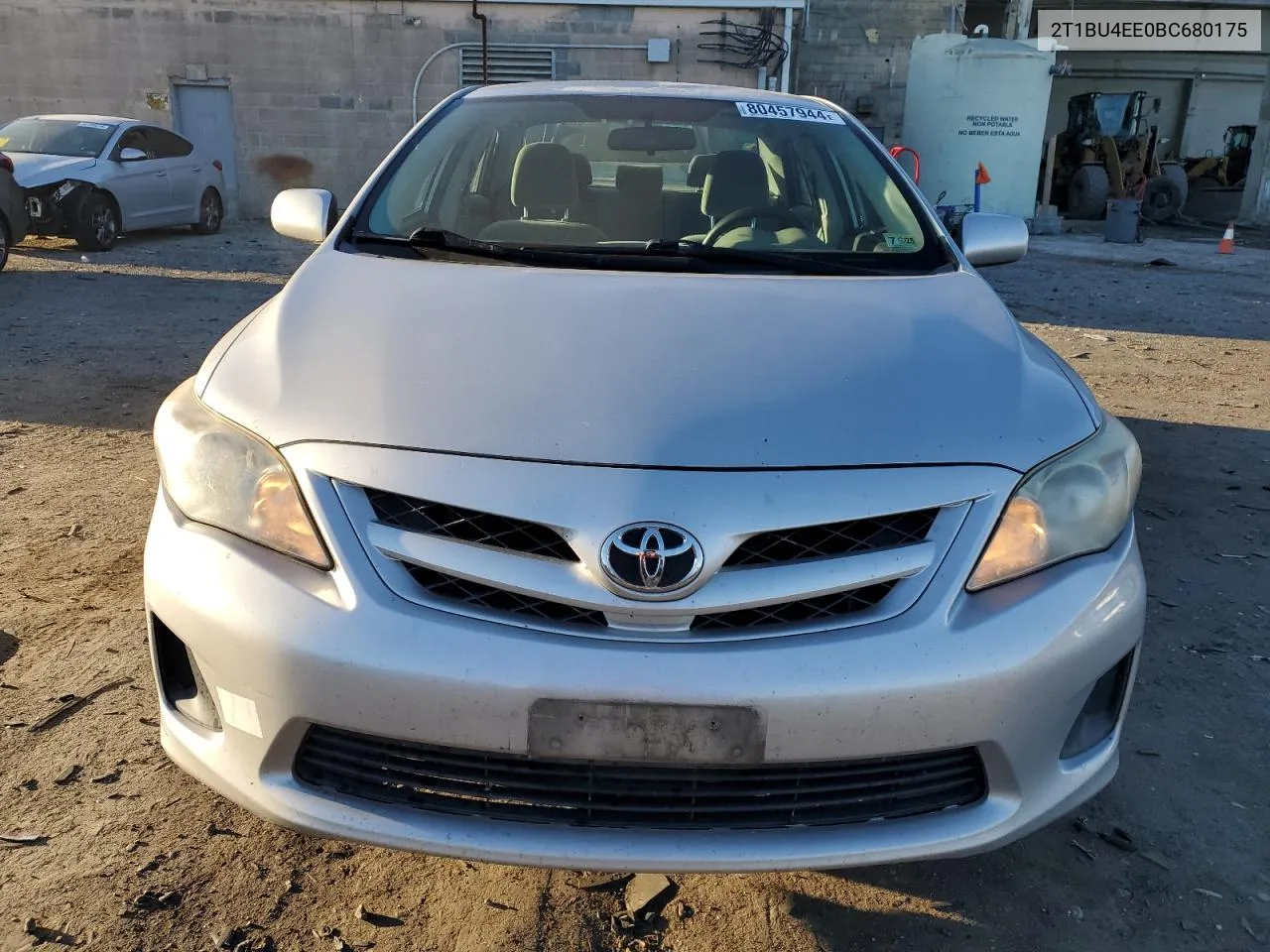 2011 Toyota Corolla Base VIN: 2T1BU4EE0BC680175 Lot: 80457944