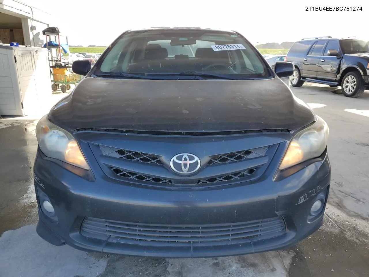 2011 Toyota Corolla Base VIN: 2T1BU4EE7BC751274 Lot: 80776314