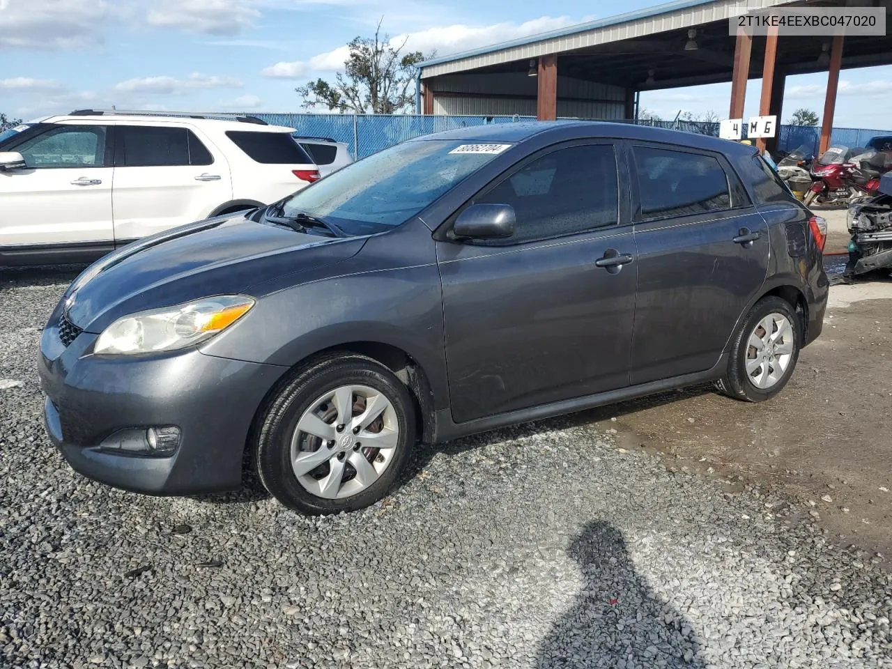 2011 Toyota Corolla Matrix S VIN: 2T1KE4EEXBC047020 Lot: 80862704