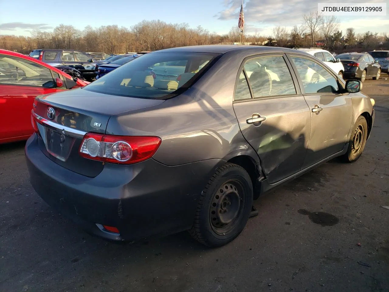 2011 Toyota Corolla Base VIN: JTDBU4EEXB9129905 Lot: 81672624