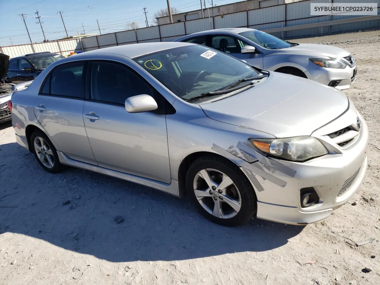 5YFBU4EE1CP023726 2012 Toyota Corolla Base