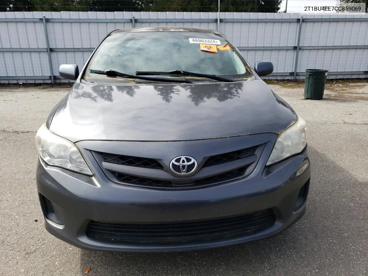 2012 Toyota Corolla Base VIN: 2T1BU4EE7CC859069 Lot: 48903324