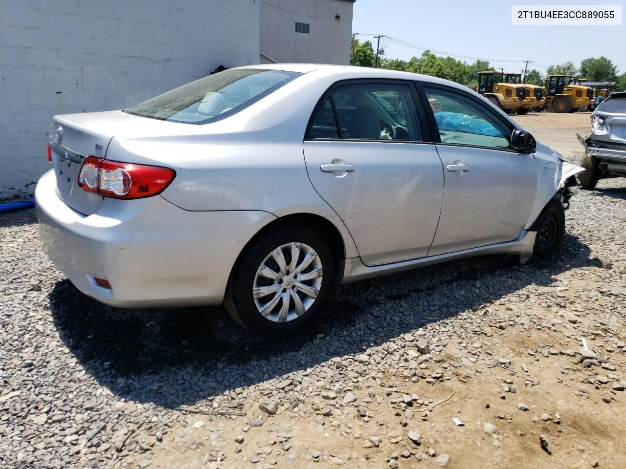 2012 Toyota Corolla Base VIN: 2T1BU4EE3CC889055 Lot: 60075494