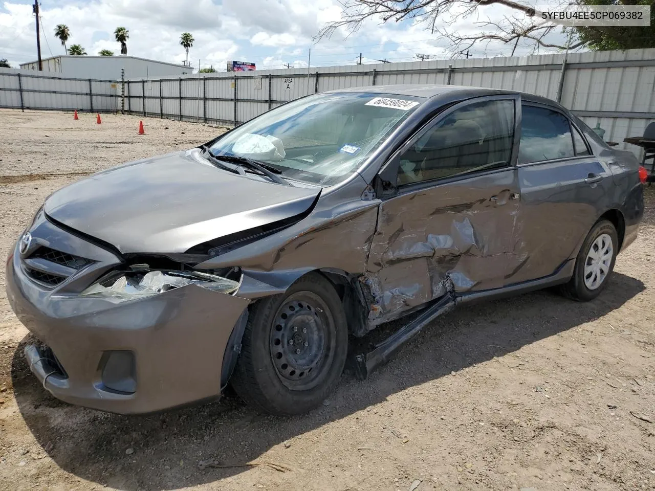 5YFBU4EE5CP069382 2012 Toyota Corolla Base