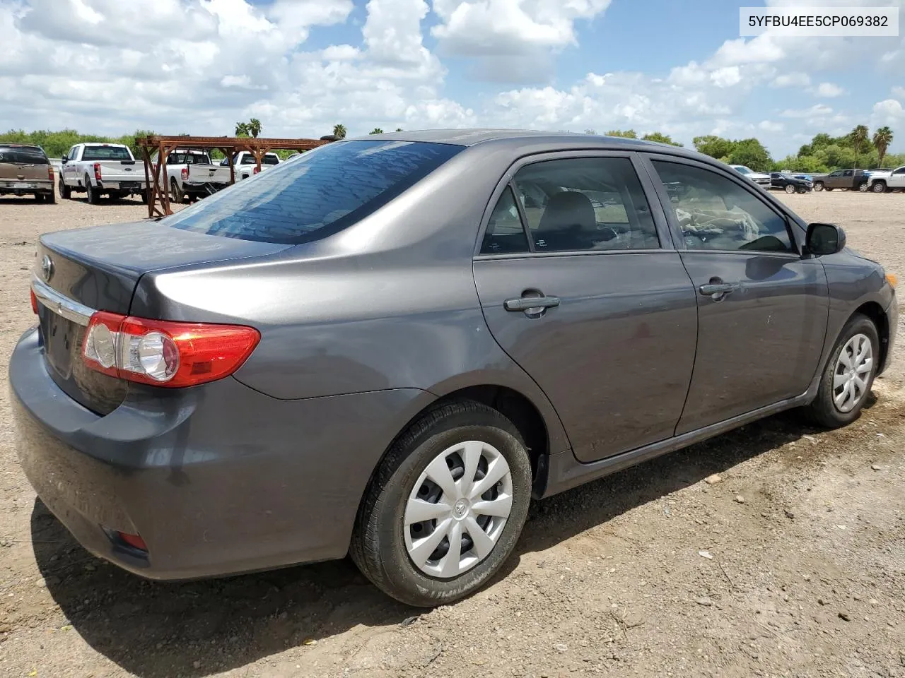 2012 Toyota Corolla Base VIN: 5YFBU4EE5CP069382 Lot: 60459024