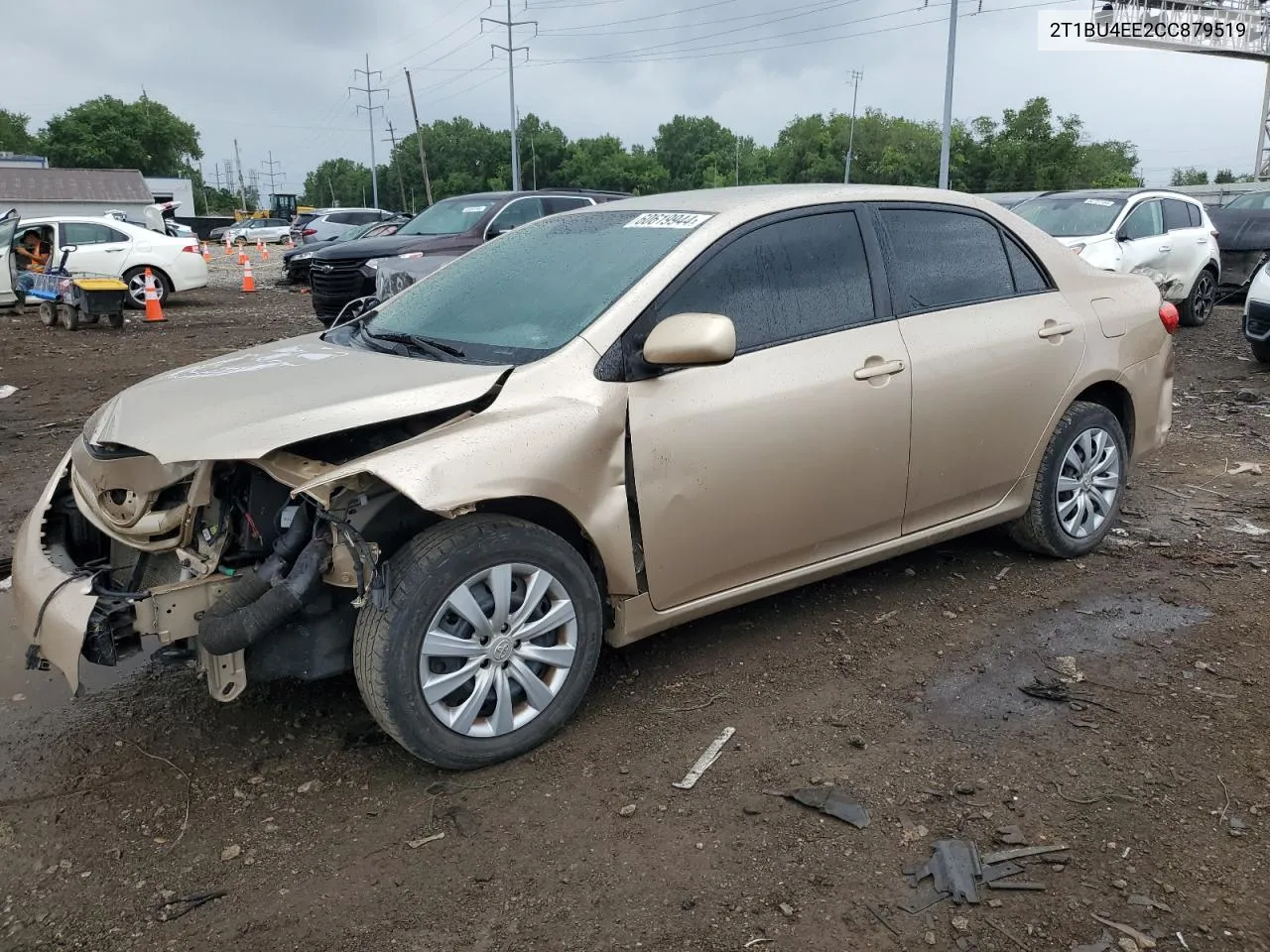 2012 Toyota Corolla Base VIN: 2T1BU4EE2CC879519 Lot: 60619944