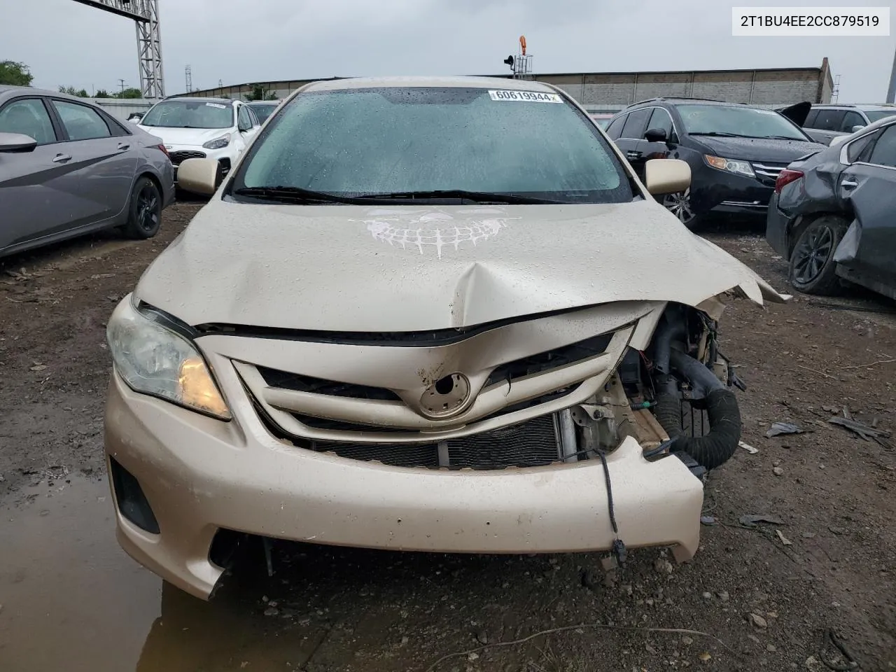 2012 Toyota Corolla Base VIN: 2T1BU4EE2CC879519 Lot: 60619944