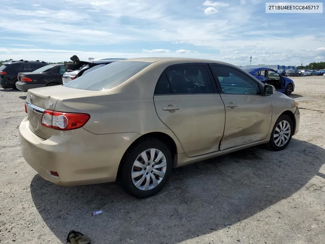 2012 Toyota Corolla Base VIN: 2T1BU4EE1CC845717 Lot: 62958134