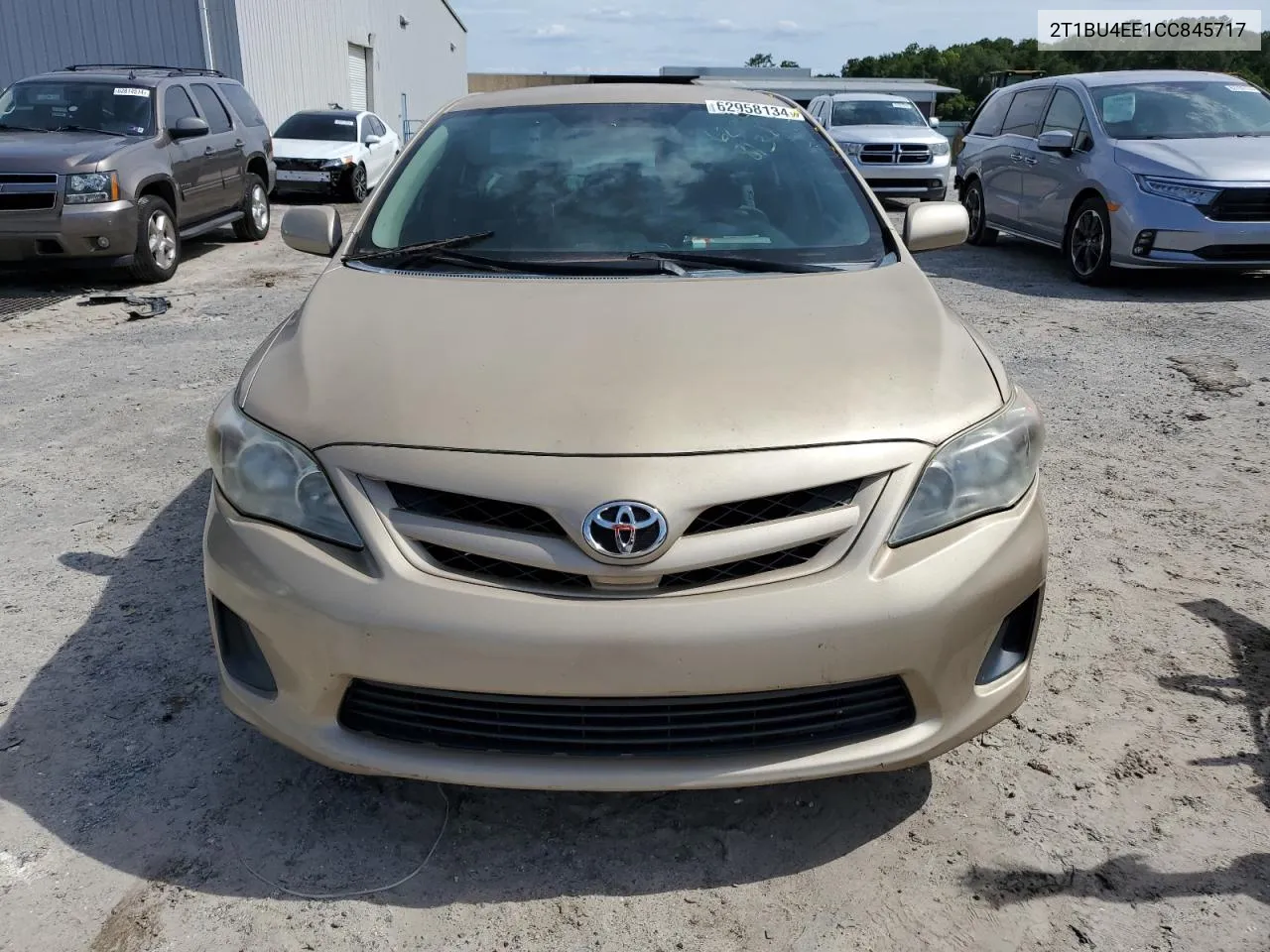 2012 Toyota Corolla Base VIN: 2T1BU4EE1CC845717 Lot: 62958134