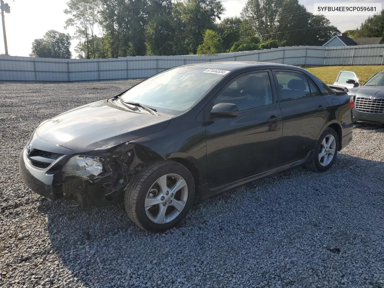 5YFBU4EE9CP059681 2012 Toyota Corolla Base