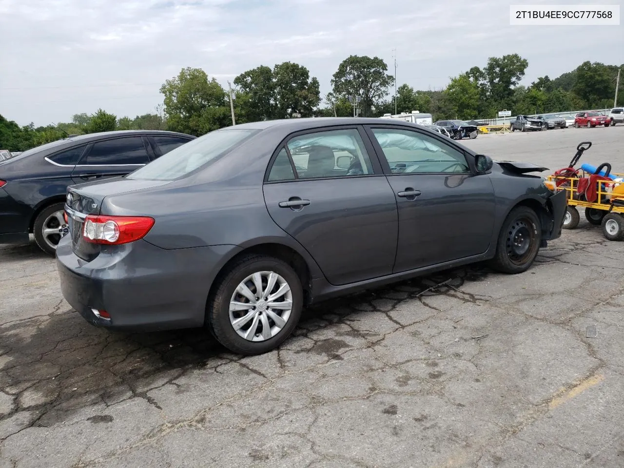 2012 Toyota Corolla Base VIN: 2T1BU4EE9CC777568 Lot: 68320754