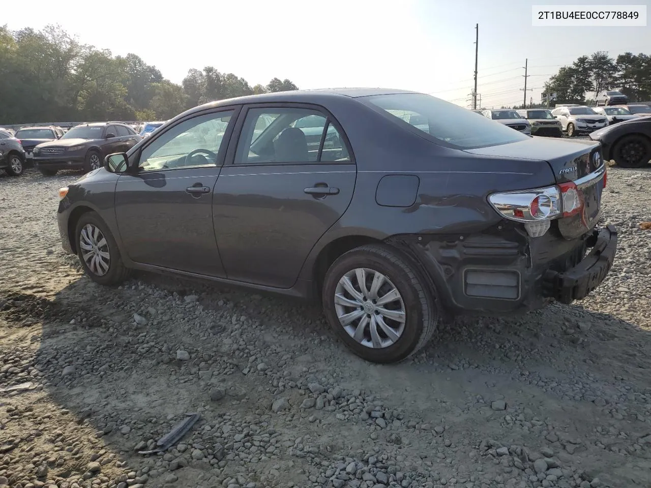 2T1BU4EE0CC778849 2012 Toyota Corolla Base