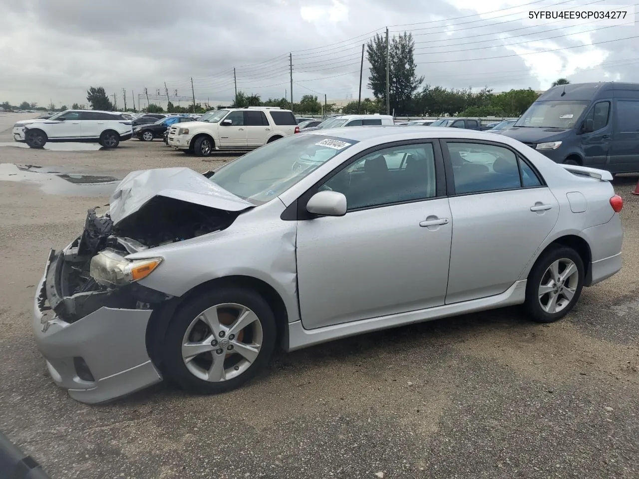 2012 Toyota Corolla Base VIN: 5YFBU4EE9CP034277 Lot: 69380404