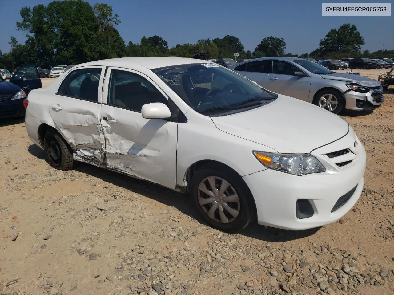 2012 Toyota Corolla Base VIN: 5YFBU4EE5CP065753 Lot: 69576884