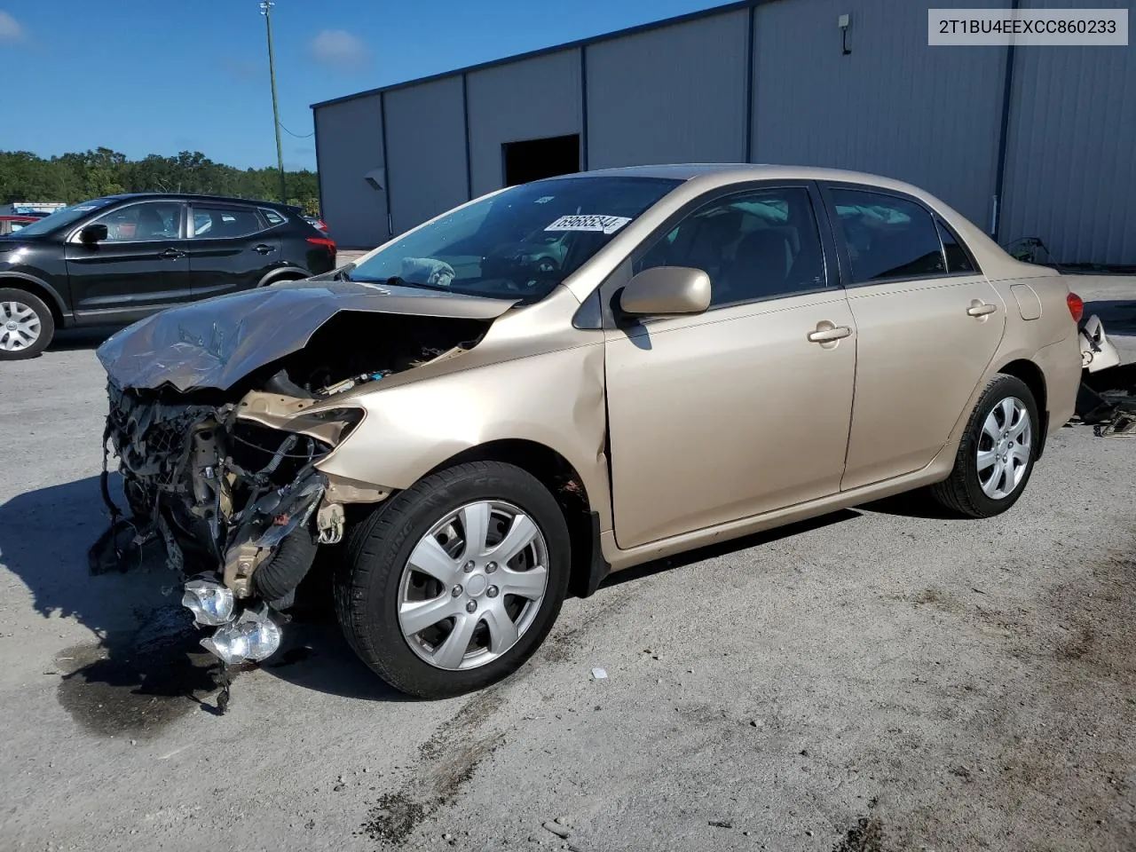 2012 Toyota Corolla Base VIN: 2T1BU4EEXCC860233 Lot: 69685244